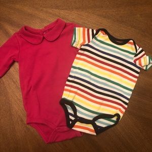 2 Primary shirts - 3-6 months